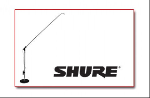 Ace Backstage CSM-41C 40" Choir Stick Microphone with Shure Cardioid Condenser Element